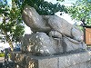 白髭神社　亀の石造